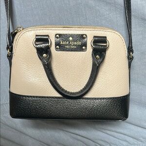Kate Spade Black and Cream Crossbody Bag